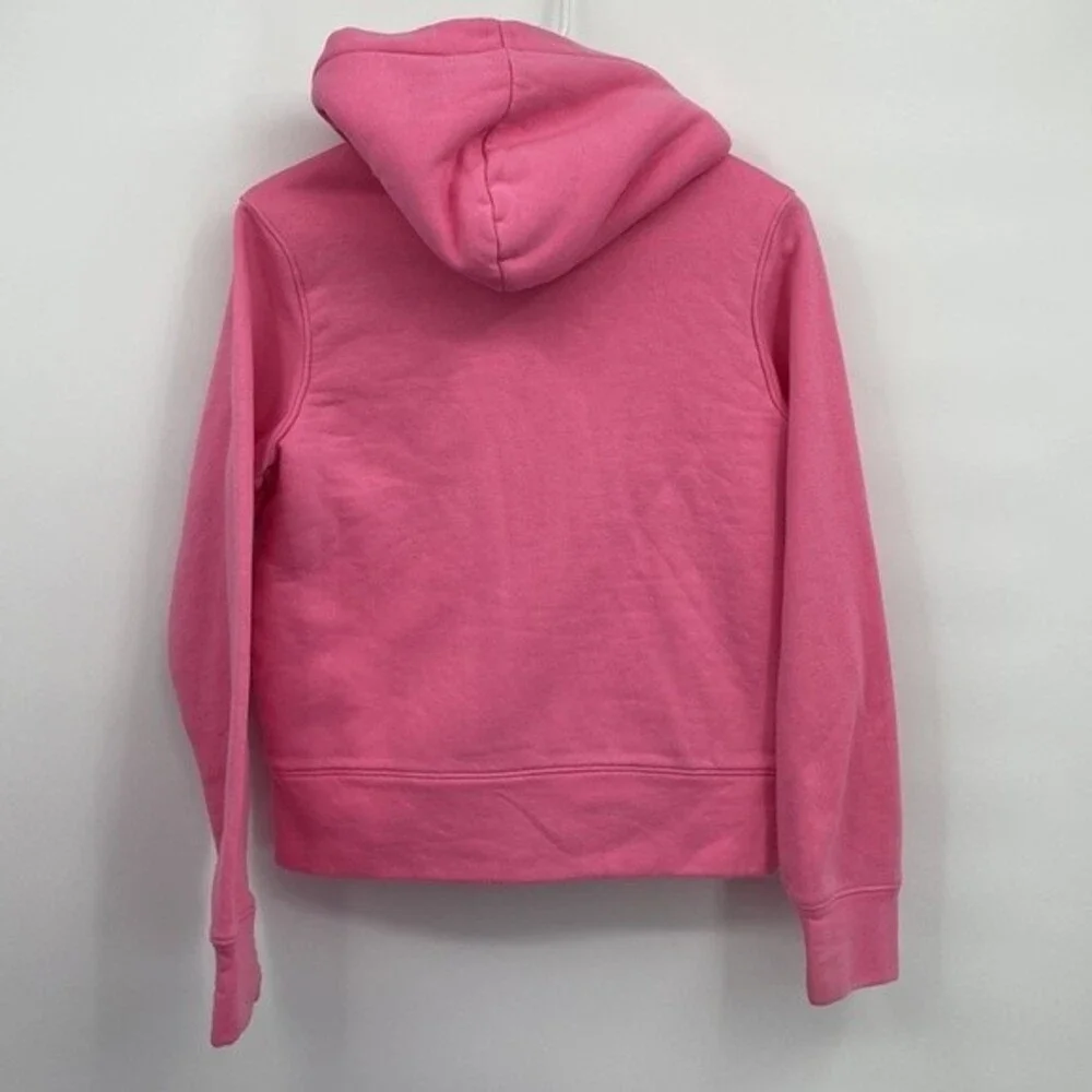 Old Navy Yin Yang Girls Pink Sherpa Lined Sweatshirt Hoodie XL 14-16 Thumb Holes